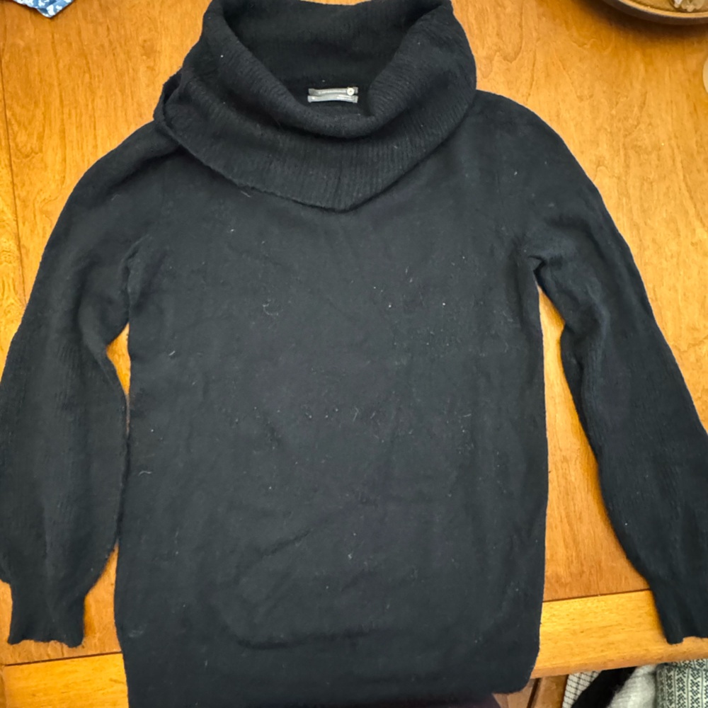 Anthropologie Black Knit Sweater